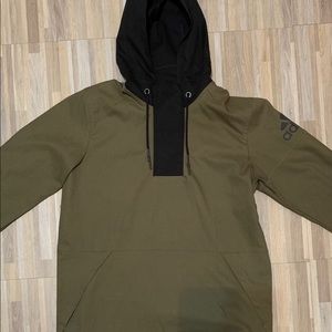 Adidas twill anorak Olive